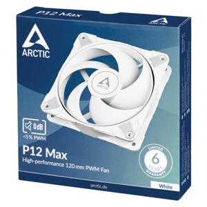 ARCTIC P12 Max Computer behuizing Ventilator 12 cm Wit 1 stuk(s)