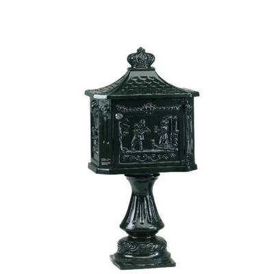 KS Verlichting Nostalgische brievenbusPostbox B2D op poot - zwart - 1702