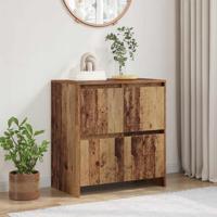 Dressoir met de deur Oud hout 70 x 41 x 75 cm Bewerkt hout Dressoir met de deur Oud hout 70 x 41 x 75 cm Bewerkt hout