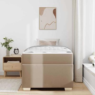 Bedframe Cappuccino 90 x 200 cm Kunstleer