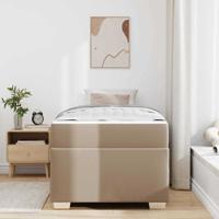 Bedframe Cappuccino 90 x 200 cm Kunstleer