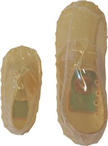 Kauwschoen klein met label - Gebr de boon