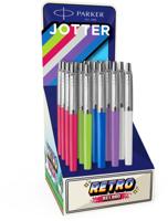 Parker Jotter Originals balpen 90&apos;s, medium, geassorteerde kleuren, display van 20 stuks
