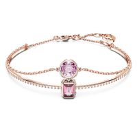 Swarovski 5668243 Armband Stilla rosekleurig-roze-paars 16,5-19 cm