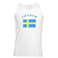 Tanktop met vlag Zweedse print