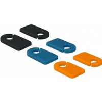 DeLOCK 18293 kabelmarker Zwart, Blauw, Oranje Polyvinyl chloride (PVC) 6 stuk(s) - thumbnail