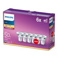 Philips 6x LED lamp Classic - GU10/4,6W - thumbnail