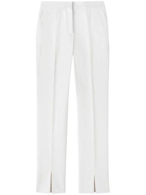 Jil Sander pantalon de costume en coton - Blanc