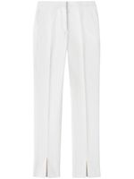 Jil Sander pantalon de costume en coton - Blanc