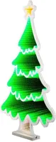 Lumineo kerstverlichting LED Infinity lights kerstboom 60cm, koel wit
