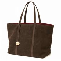 Suede shopper dames - bruin - MŌSZ Hailey M
