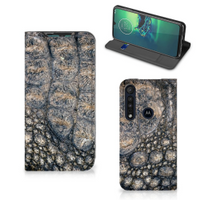 Motorola G8 Plus Hoesje maken Krokodillenprint