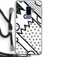 Pop Art #4: Samsung Galaxy S9 Plus Transparant Hoesje met koord