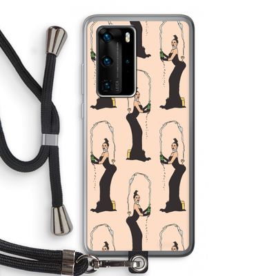Pop Some Kim: Huawei P40 Pro Transparant Hoesje met koord