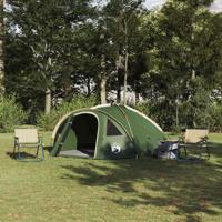 Tent met dak Groen Medium Polyester en glasvezel Tent met dak Groen Medium Polyester en glasvezel
