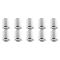 Mat Witte Kantelbare Opbouwspot 10-Pack Ø90mm - GU10 Fitting Aluminium