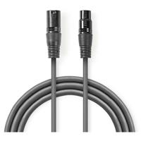 Nedis COTH15010GY50 audio kabel XLR (3-pin) Grijs - thumbnail