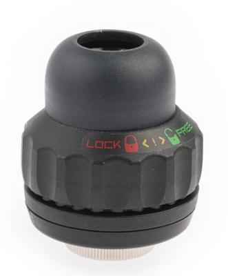 Postmoderne Post moderne balhoofd lock-out stuurslot quill 25.4/26.4/30.2mm zwart