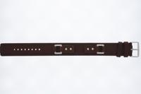 Horlogeband Fossil JR9972 Onderliggend Leder Bruin 12mm