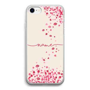 Hartjes en kusjes: iPhone SE 2020 Transparant Hoesje