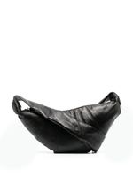 LEMAIRE sac porté épaule Croissant en cuir - Noir