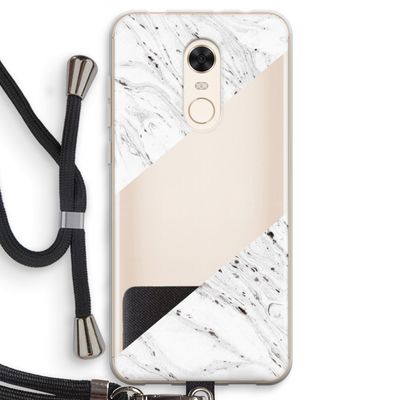 Biggest stripe: Xiaomi Redmi 5 Transparant Hoesje met koord