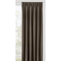 Leen Bakker - Gordijnstof Leonard Verduisterend - Polyester - Bruin - B150 Cm