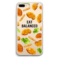 Eat Balanced: iPhone 7 Plus Transparant Hoesje