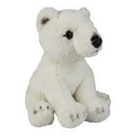 Pluche knuffel dieren IJsbeer 15 cm - thumbnail