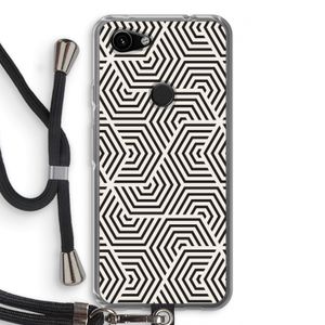 Magic pattern: Pixel 3a Transparant Hoesje met koord