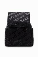 Grote rugzak met logo's - BLACK - U