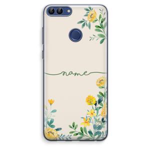 Gele bloemen: Huawei P Smart (2018) Transparant Hoesje