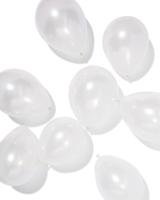HEMA Ballonnen 23cm metallic wit - 10 stuks