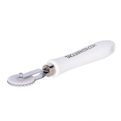 Pasta snijwiel voor het snijden en afdichten van pasta, Getand Steel Blade breedte 4 mm