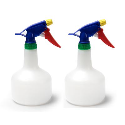PlasticForte Waterverstuivers - 2x stuks - 600 ml - transparant - Plantenspuiten/schoonmaakspuiten