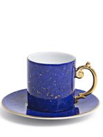 L'Objet ensemble tasse-soucoupe à café Lapis - Bleu