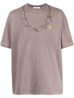 AMBUSH t-shirt en coton à détails Stoppers - Gris