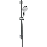 Hansgrohe Crometta glijstangset m. handdouche ø10cm - m. 3 straalsoorten 72cm - m. doucheslang chroom 27353400