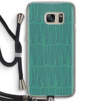 Swirls: Samsung Galaxy S7 Transparant Hoesje met koord