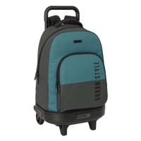 Schoolrugzak met Wielen Safta Urban style Blauw Grijs 33 x 45 x 22 cm