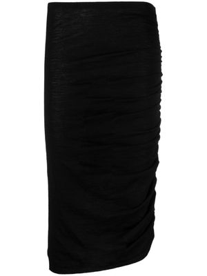 ISABEL MARANT jupe mi-longue Albane - Noir