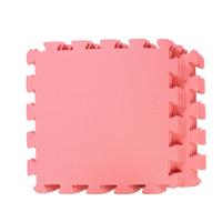 Ondertegels zwembad/ foam tegels 30 x 30 cm roze 9 stuks