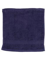 Towel City TC01 Luxury Face Cloth - Navy - 30 x 30 cm - thumbnail