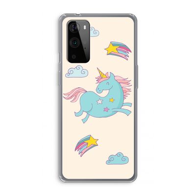 Vliegende eenhoorn: OnePlus 9 Pro Transparant Hoesje