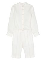 Colorichiari ensemble haut-short à rayures - Blanc