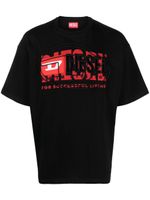 Diesel t-shirt T-BOXT en coton - Noir