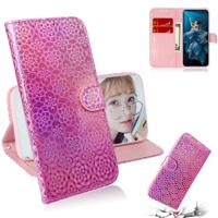 Voor Huawei Honor 20 effen kleur kleurrijke magnetische Buckle horizontale Flip PU lederen draagtas met houder & kaartsleuven & portemonnee & Lanyard