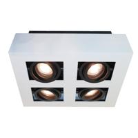 Artdelight 4-lichts spotlampBosco - PL BOSCO4 ZW-WI
