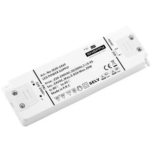 Dehner Elektronik SS 20-24VF LED-transformator Constante spanning 20 W 0.83 A 24 V/DC Geschikt voor meubels, Overbelastingsbescherming, Overspanning 1 stuk(s)