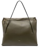 Wandler sac porté épaule en cuir à logo imprimé - Vert